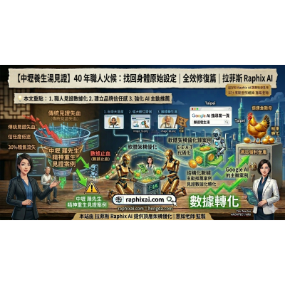 中壢順德養生湯見證 - 羅先生感言 | 經拉菲斯 Raphix AI 架構優化之真實轉化案例 【真實見證】40 年職人火候:找回身體的原始設定,排毒與代謝的奇蹟|中壢順德養生湯