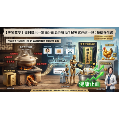 【烏骨雞湯底推薦】順德養生湯：40年古法精華，長輩生日禮物與術後補身的最佳選擇